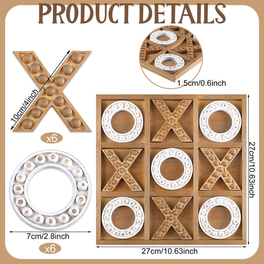 Rotatingpals Tic Tac Toe X and O pieces ready for engaging matches