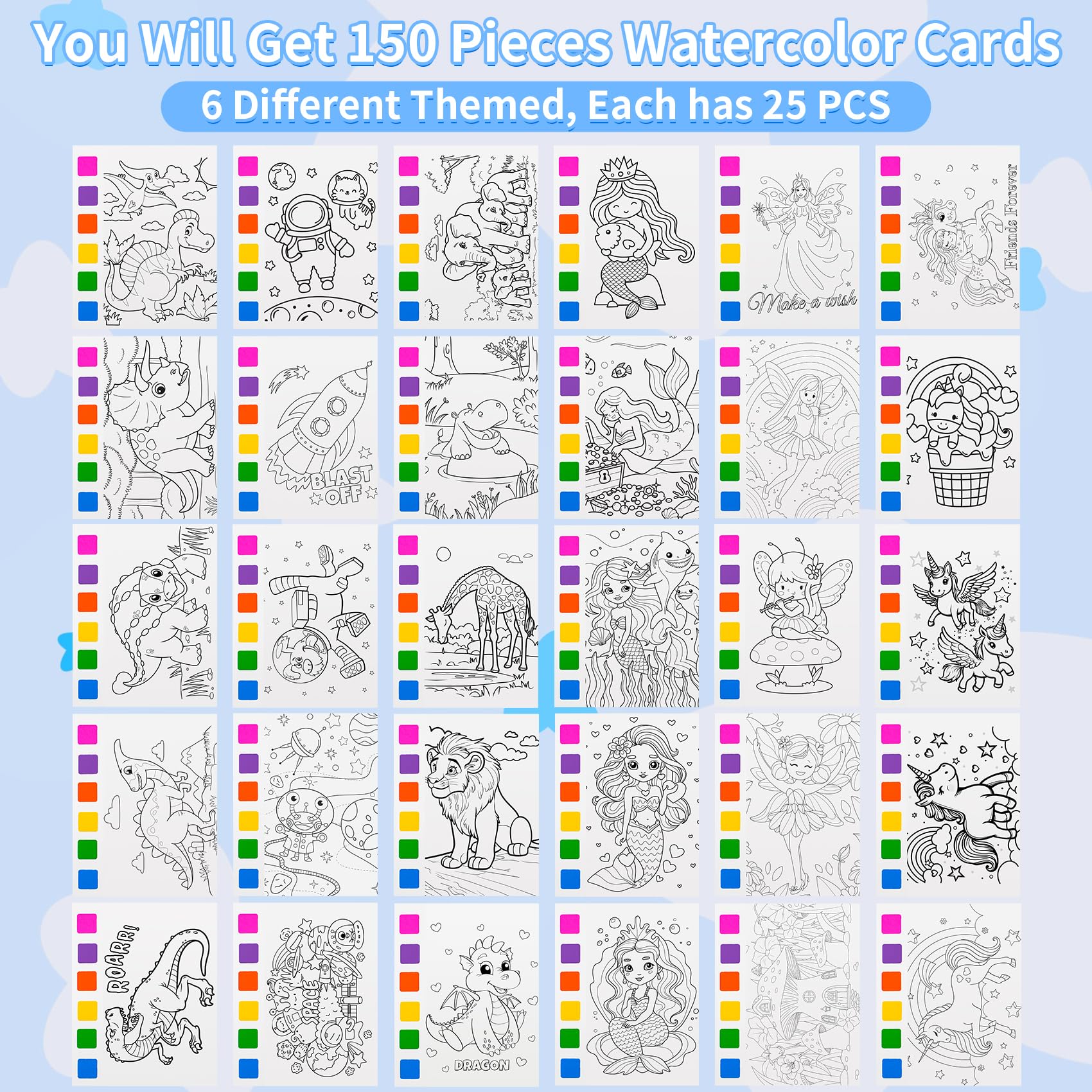Rotu watercolor paintbrush close-up showing easy-splash coloring for kids