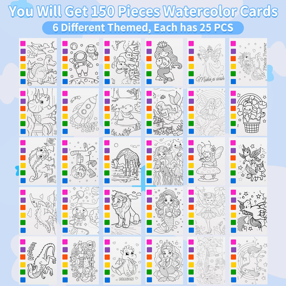 Rotu watercolor paintbrush close-up showing easy-splash coloring for kids