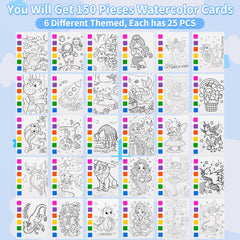 Rotu watercolor paintbrush close-up showing easy-splash coloring for kids