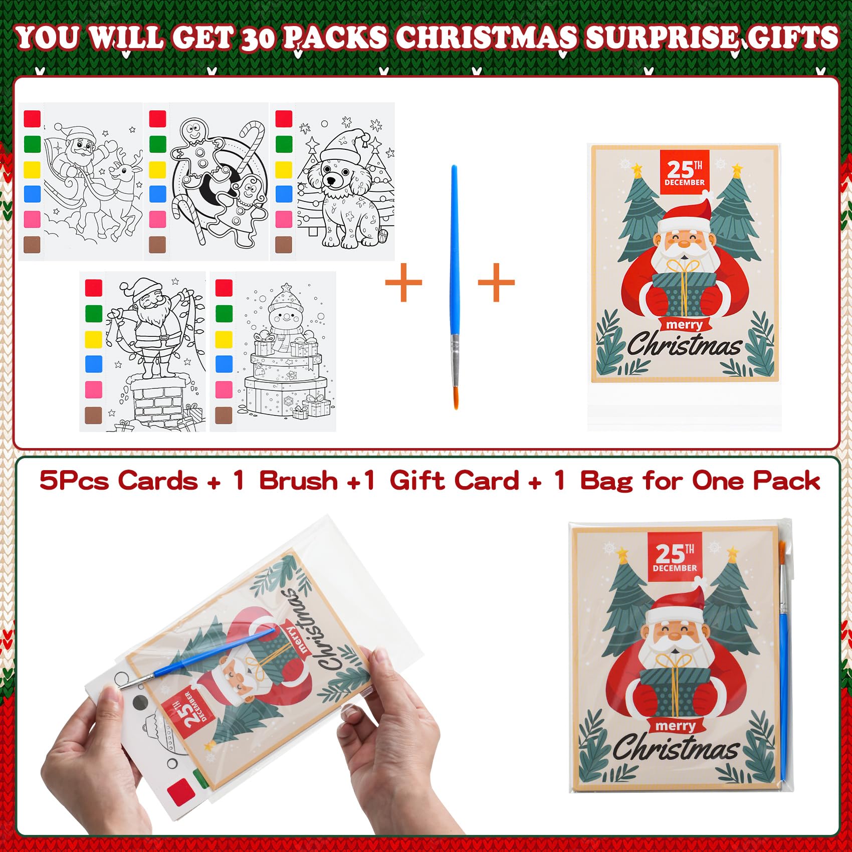 Rotu watercolor sheets feature 30 festive designs for seasonal creativity.