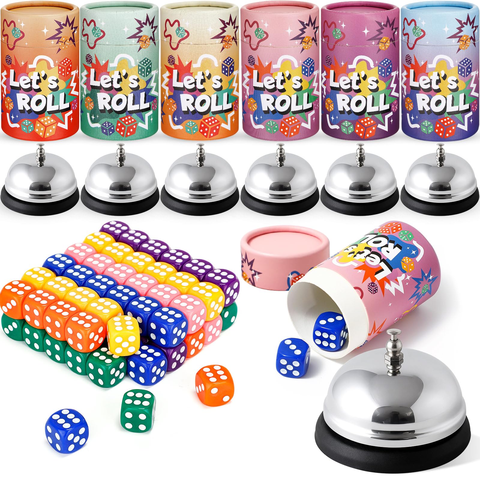 RoundFunny bunco dice cups with lids for organized play nights.