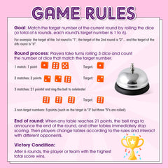 RoundFunny bunco group-play setup ready for multiple teams.