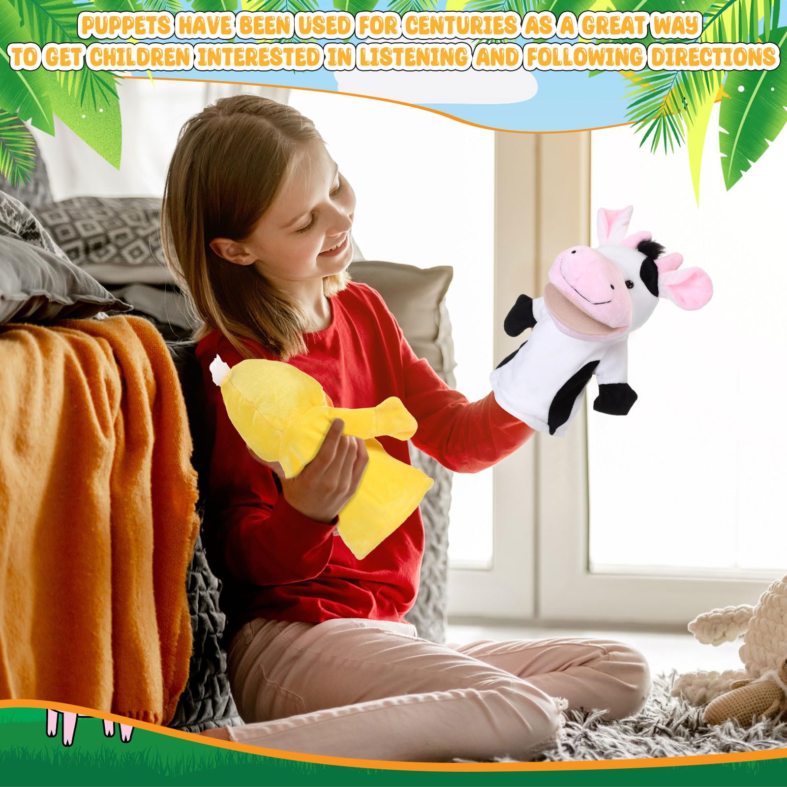 RoundFunny hand puppets packaging ready for display or gifting.