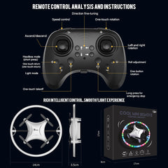 ROUSKY beginner-friendly remote control setup for easy learning.