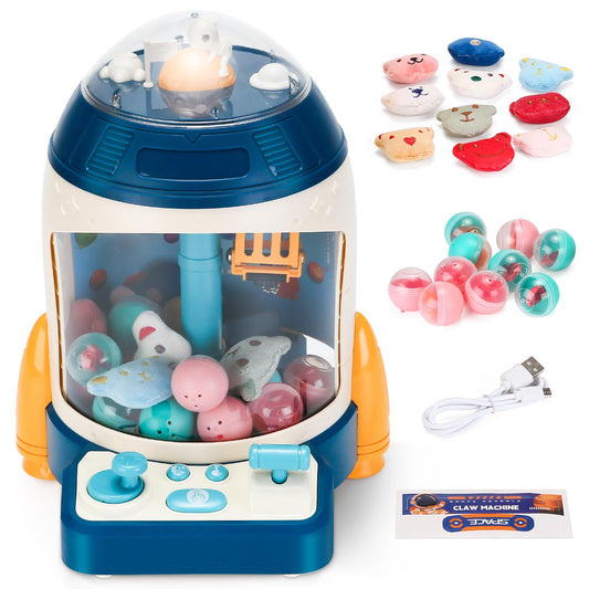 ROUSKY mini vending machine with plush prizes invites kids to practice patience.