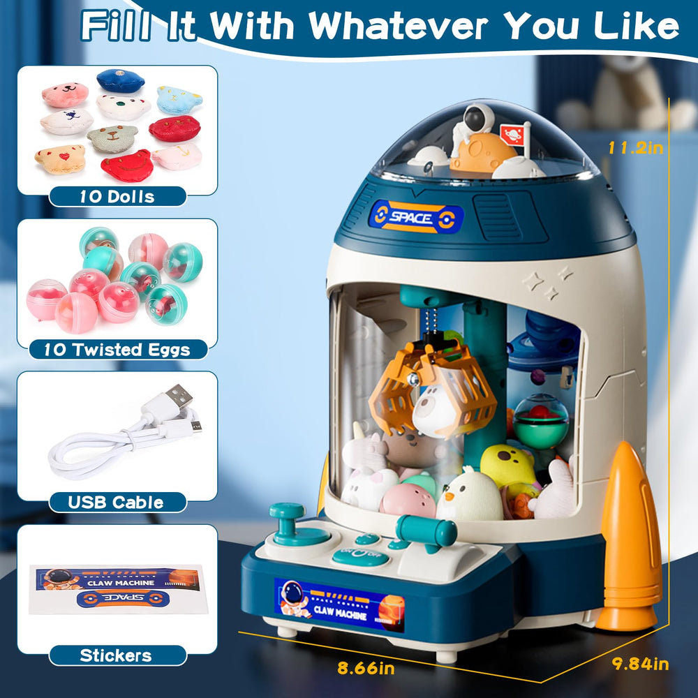 ROUSKY plush prizes inside the claw game offer delightful rewards and replay value.