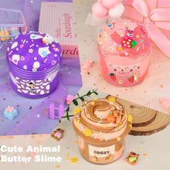 Rowecvce clear slime highlight with translucent shine for experiments