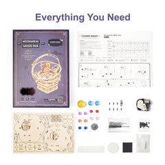 rowood 84-piece natural wood kit offers a rewarding craft session
