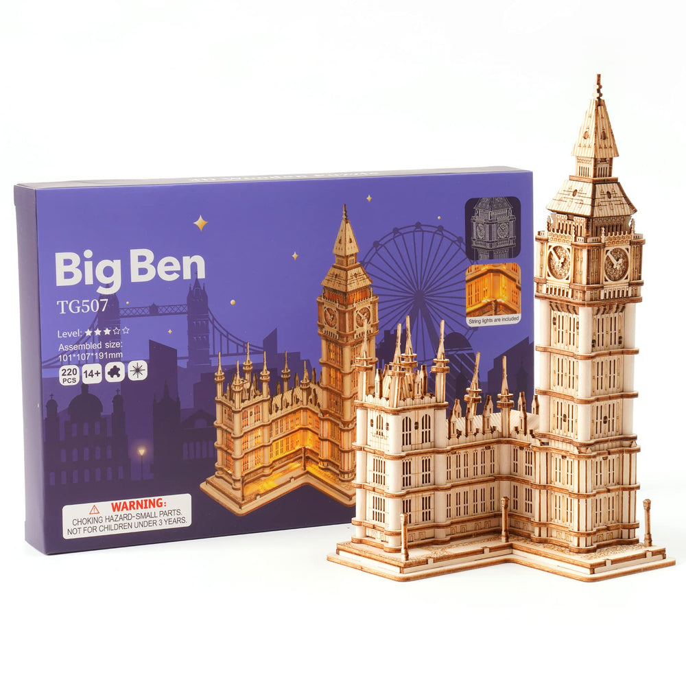 Rowood Big Ben natural wood finish adds warm decor