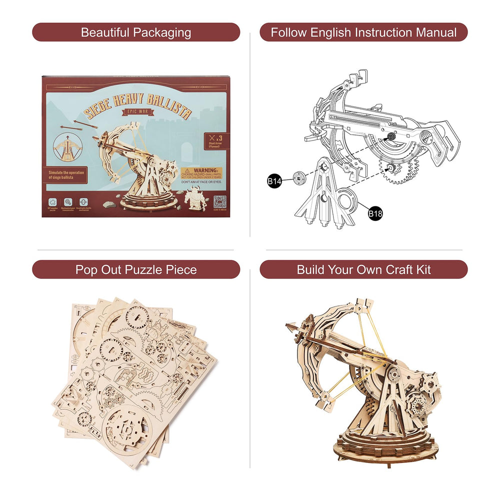 Rowood decorative mechanical design finished as a stylish home or office piece