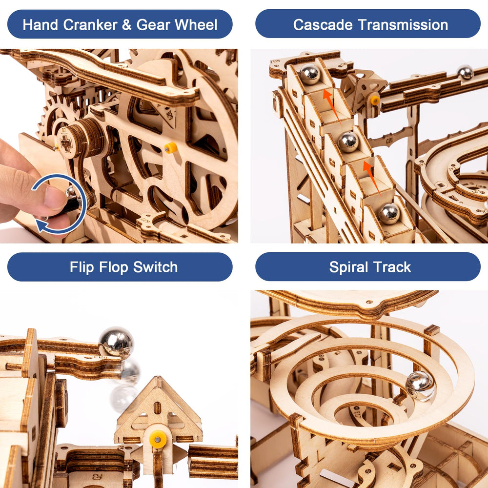 Rowood Detailed gear puzzle design: intricate build challenges and satisfaction