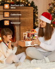 Rowood DIY Dollhouse Kit gift idea for birthdays and holidays.