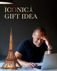 Rowood Eiffel Tower gift idea for puzzle lovers and collectors.