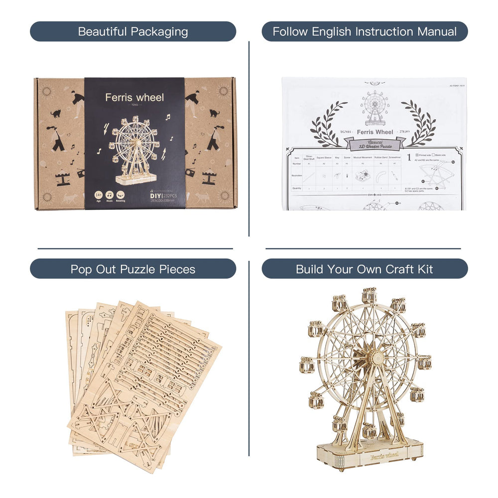 Rowood Ferris Wheel gift packaging suggests a thoughtful present