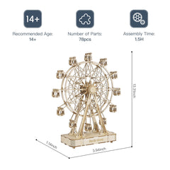 Rowood Ferris Wheel handle turn plays a classic melody