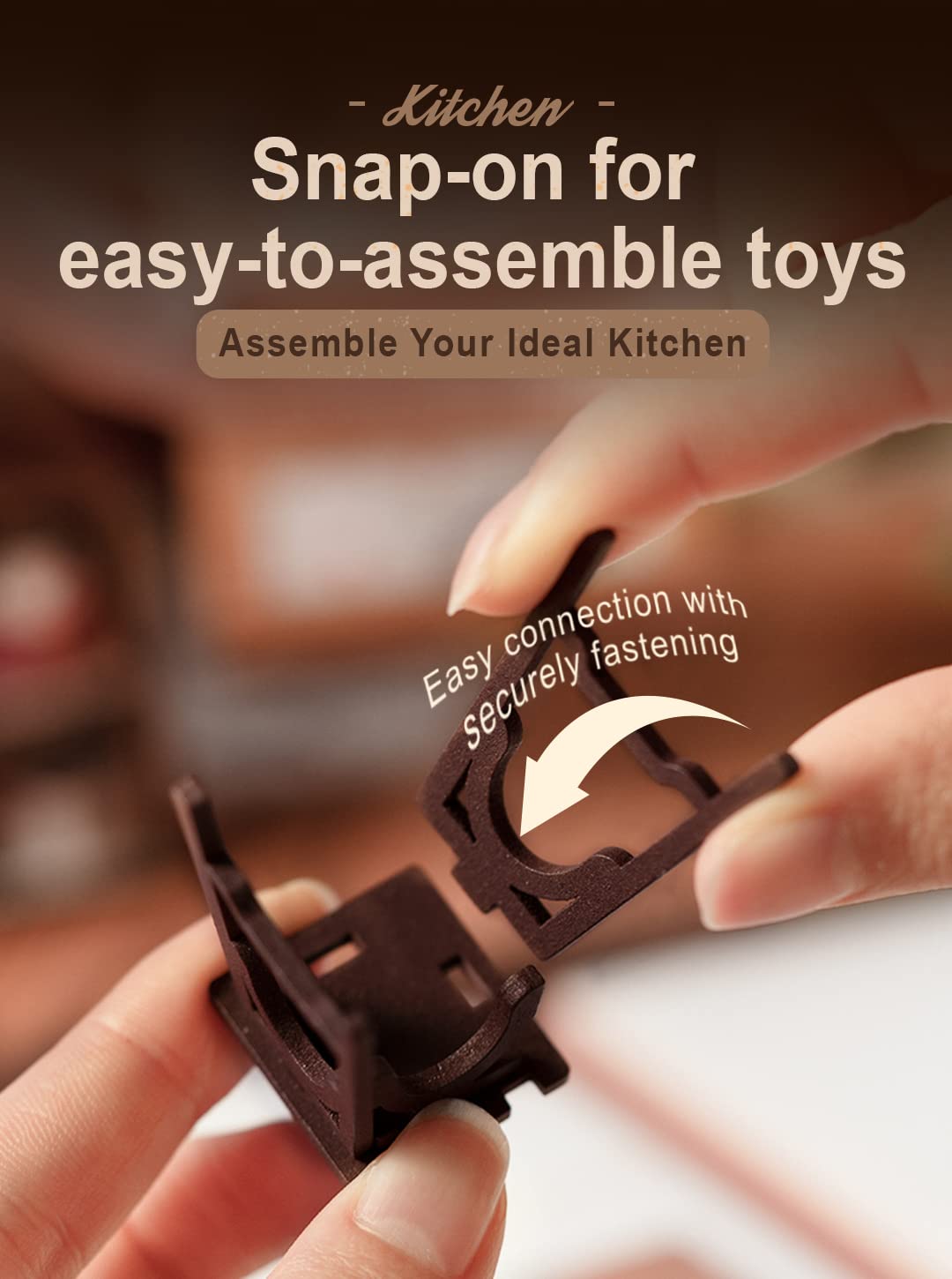 Rowood homey kitchen miniature made with quality materials for safe crafting