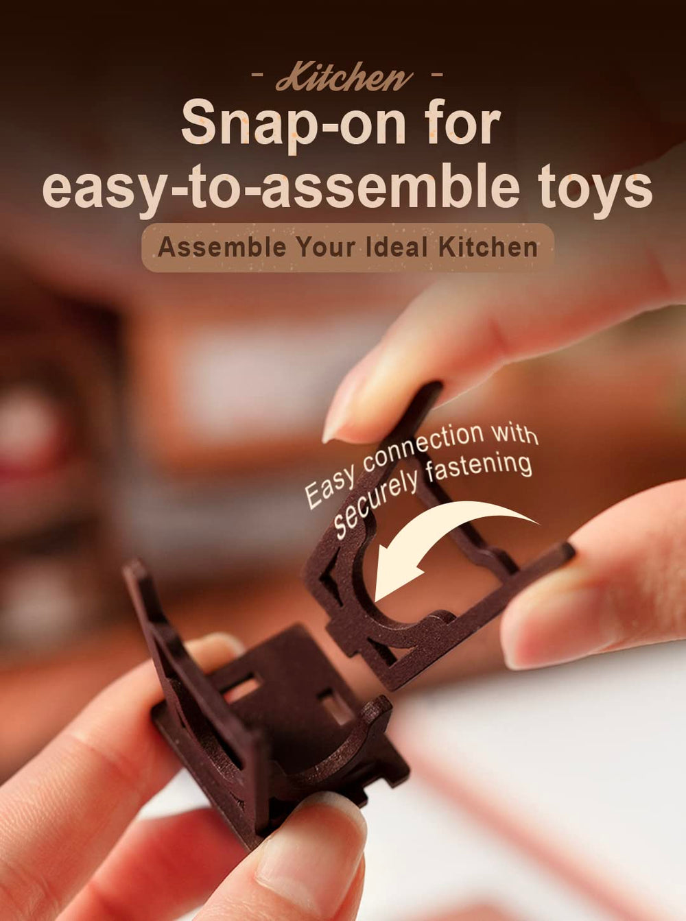 Rowood homey kitchen miniature made with quality materials for safe crafting