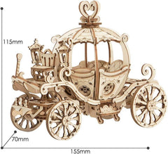 Rowood Pumpkin Cart wood grain conveys natural warmth.