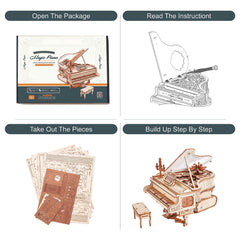 Rowood retro-design display evokes classic charm and home decor.