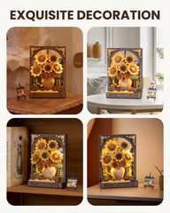 Rowood Sunflower wall art doubles as a bold decor statement.