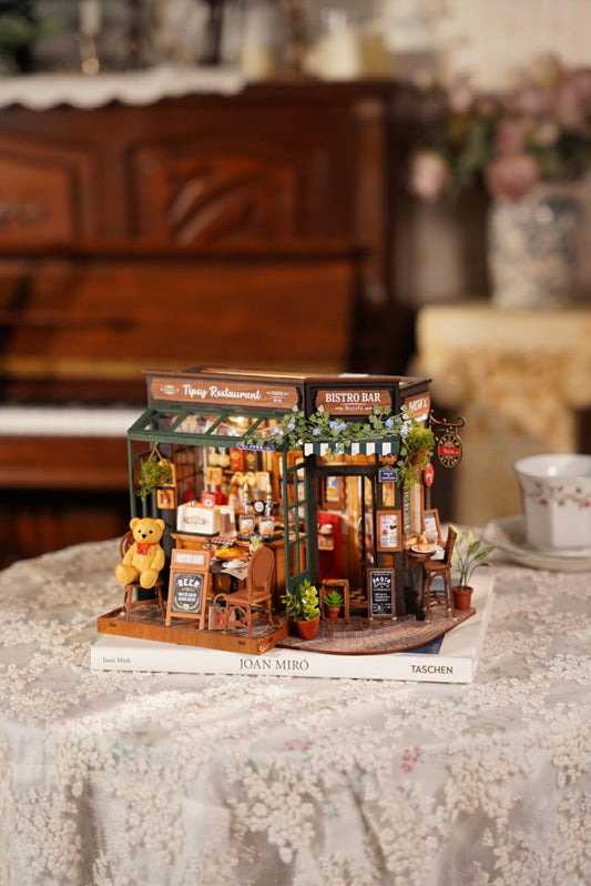 Rowood Tipsy Restaurant interior bar area, great for intimate scene modeling and gift ideas