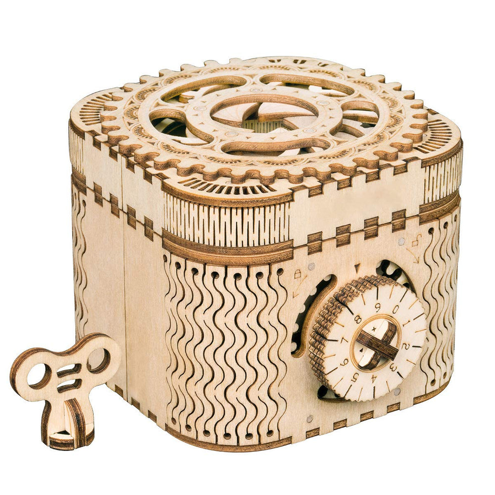 Rowood treasure box assembly shows precise, satisfying assembly for a display piece