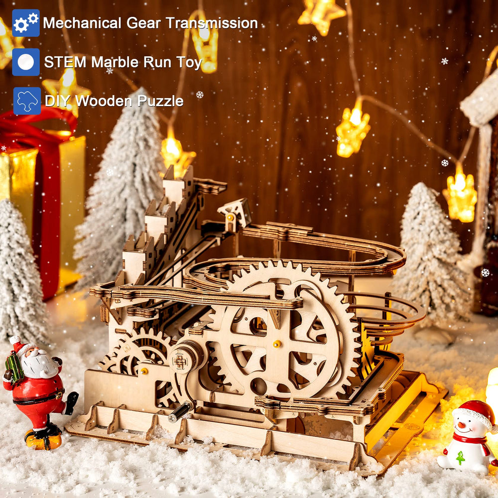 Rowood Waterwheel Coaster mechanism: engaging movement and decorative appeal