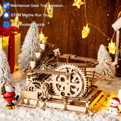 Rowood Waterwheel Coaster mechanism: engaging movement and decorative appeal