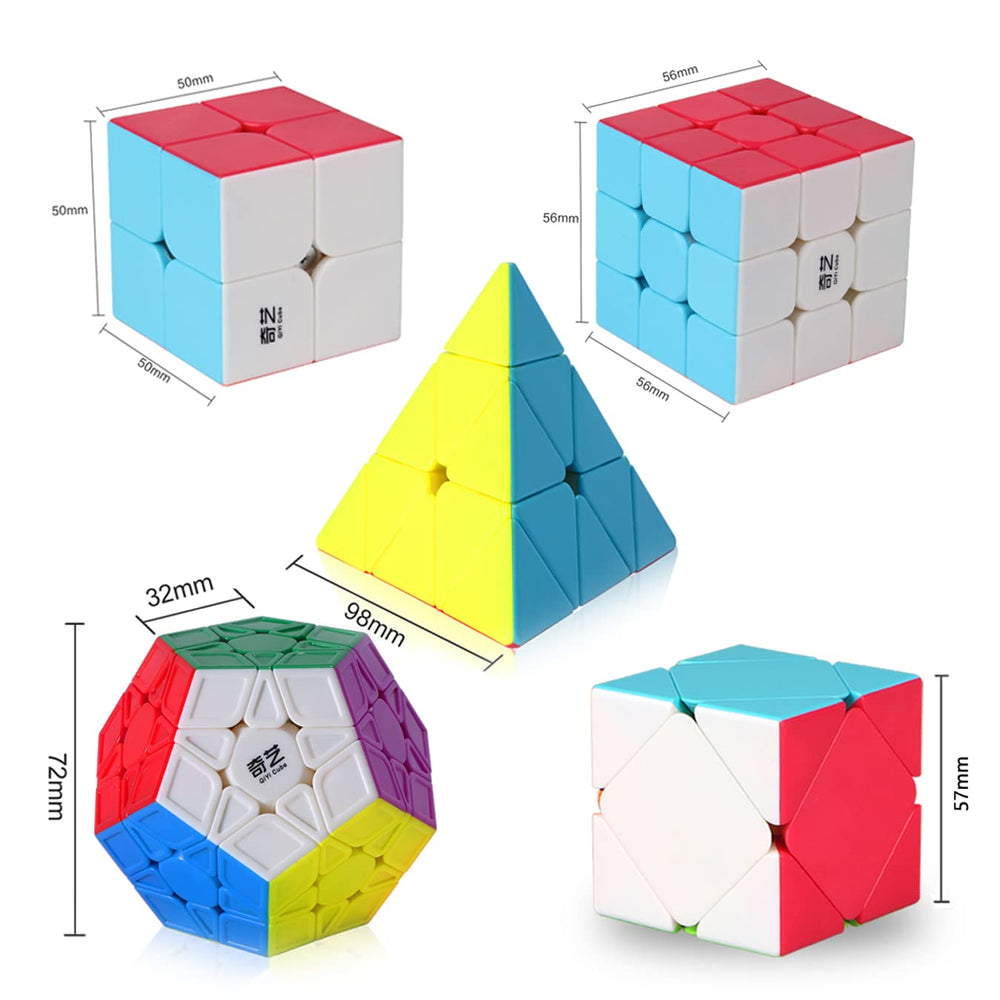 Roxenda 3x3x3 speed cube showing stickerless finish and fast cornering for fluent play.