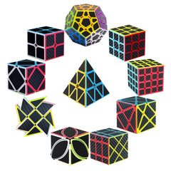 Roxenda 2x2 speed cube in vibrant colors for quick twists and portability.