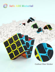 Roxenda Speed Cube 3x3x3 in rotation demonstrates fast, fluid moves for practice.