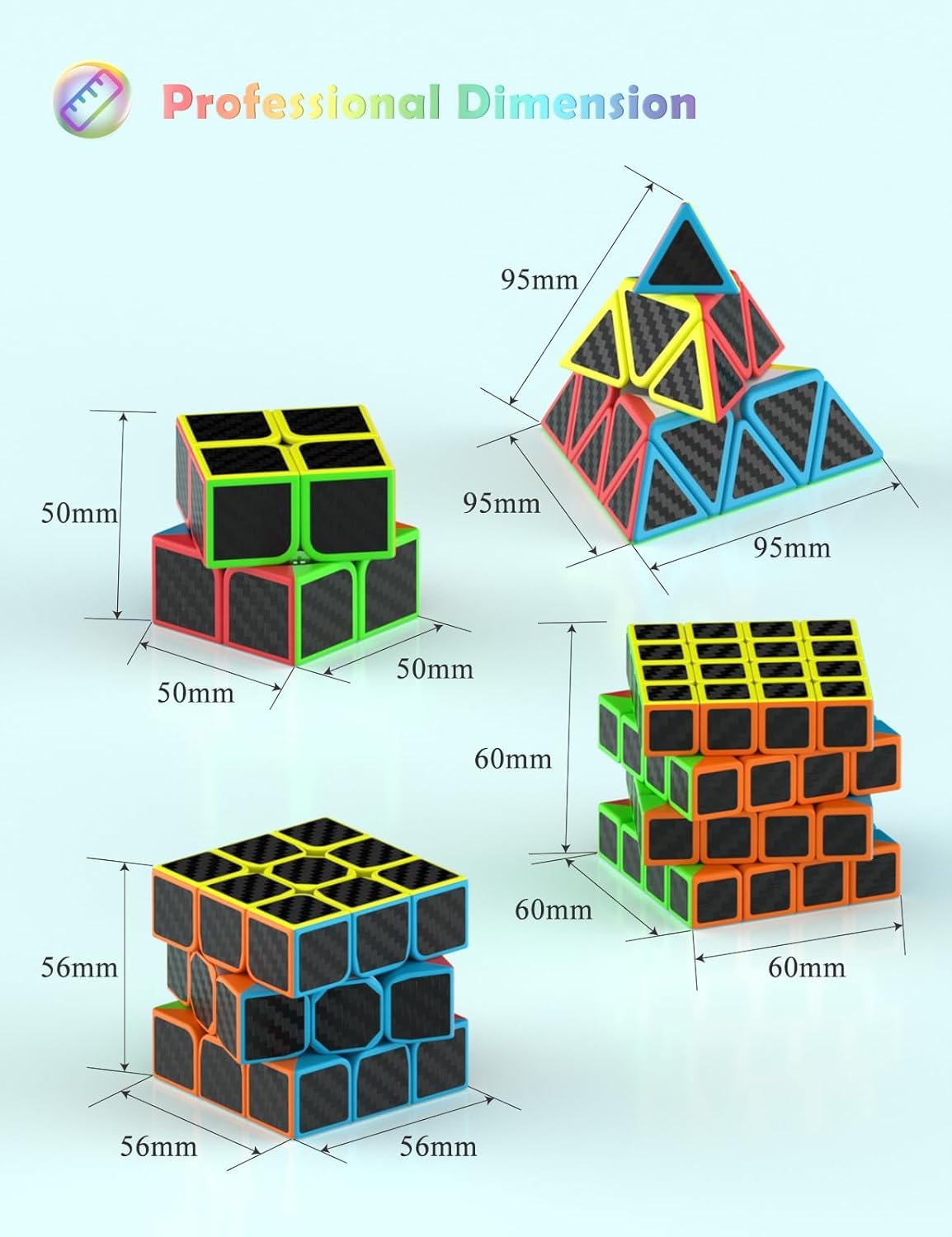 Roxenda Speed Cube 4x4x4 configuration highlights diverse puzzle options for all levels.