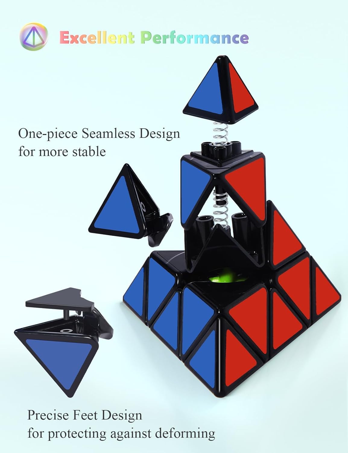 Roxenda Speed Cube Collection image emphasizes portability and on-the-go brain workouts