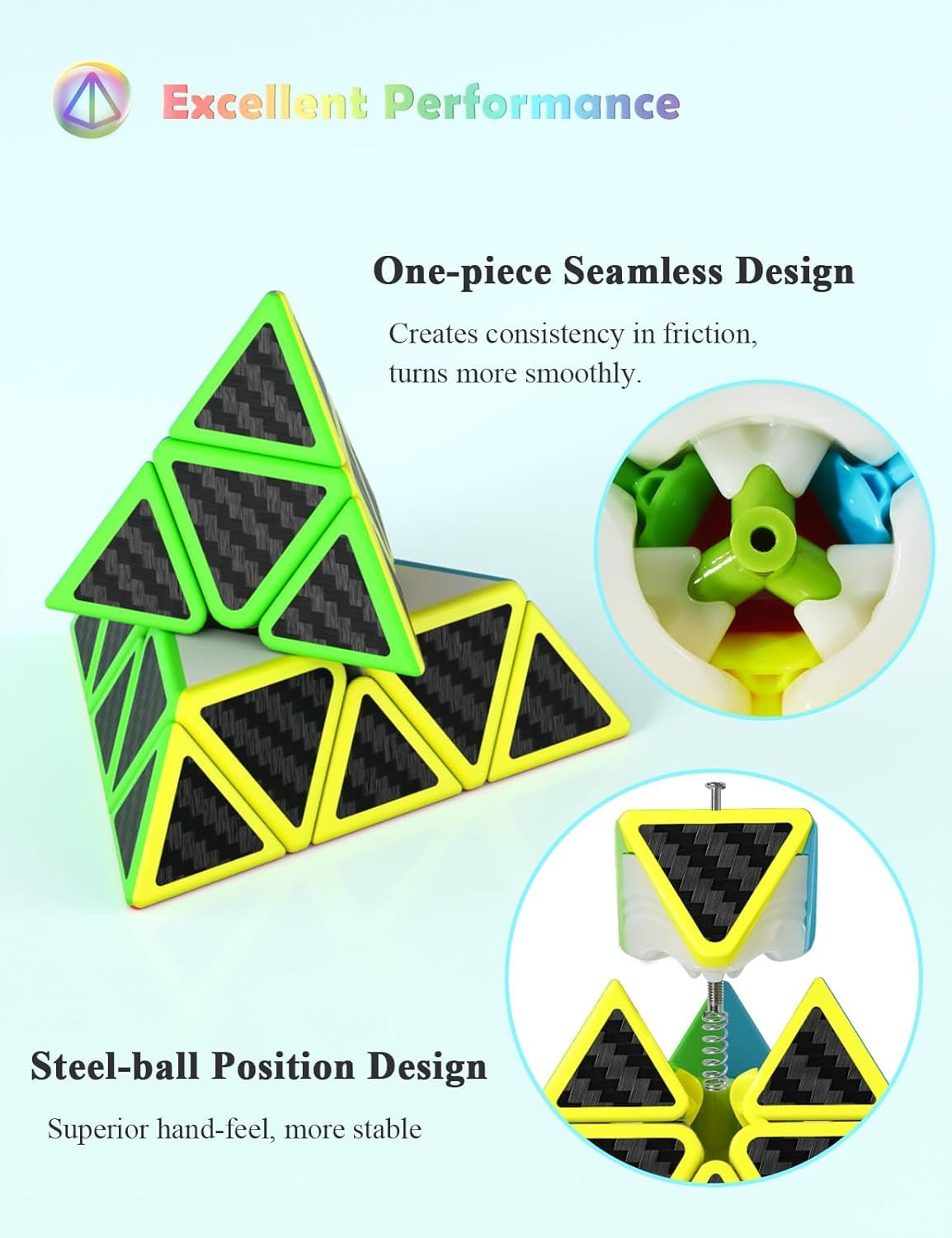 Roxenda Speed Cube Megaminx detail emphasizes stable turns and grip.