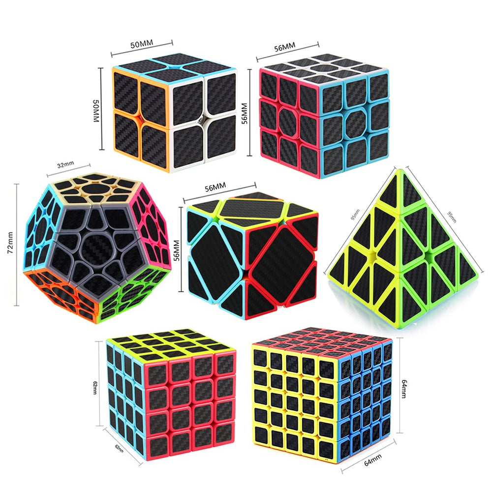 Roxenda speed cube set 3x3 with colorful stickers for tactile grip and flow.