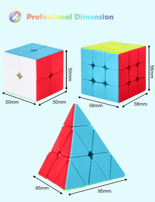 Roxenda Speed Cube Set 3x3x3 cube designed for smooth competition play.