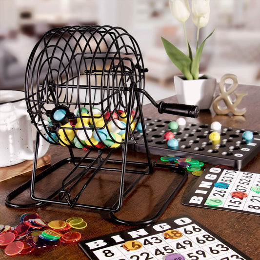 Royal Bingo Supplies deluxe bingo chips, 300 colorful pieces, great for fast-paced rounds.