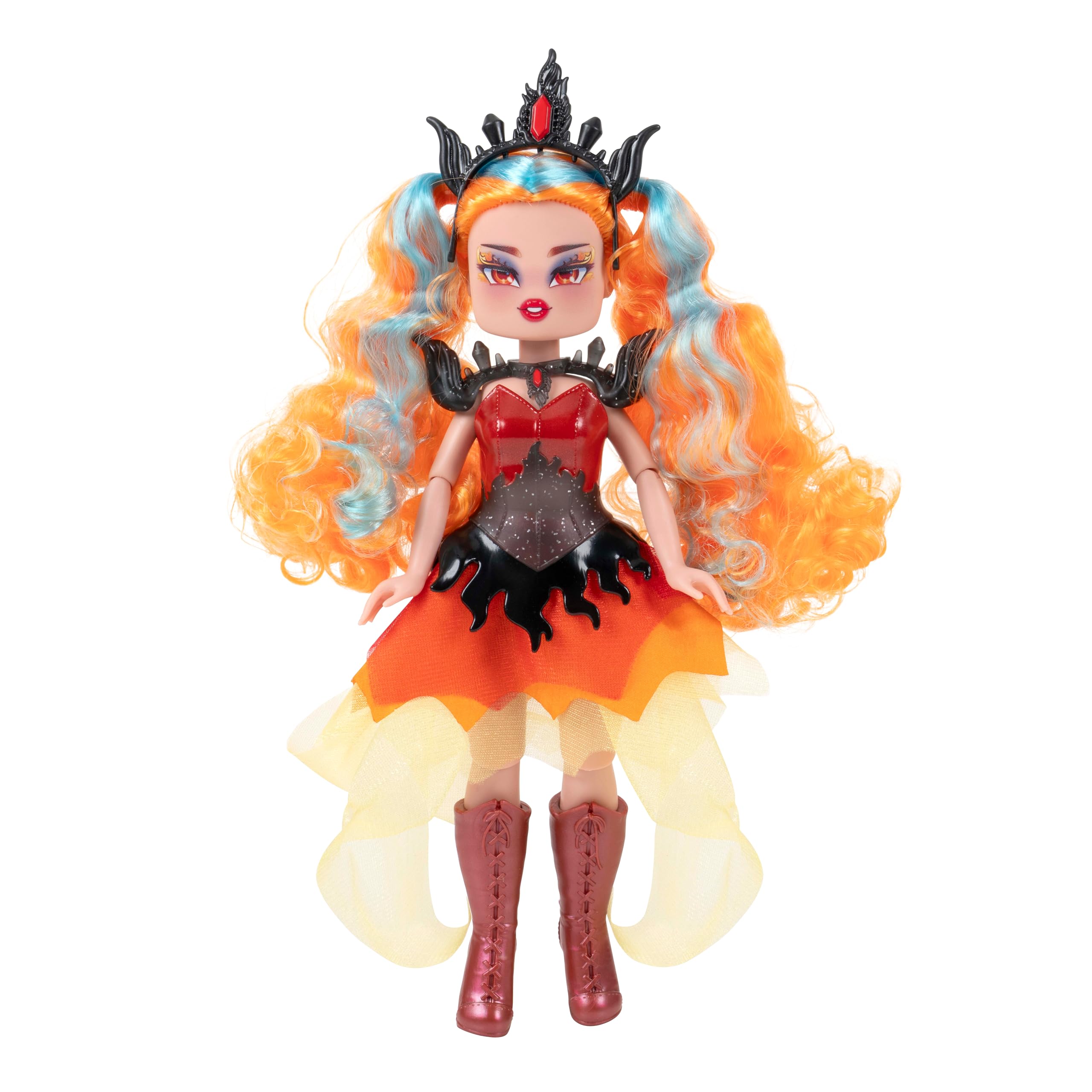 Royale High Emberlynn front packaging showing full doll and included accessories