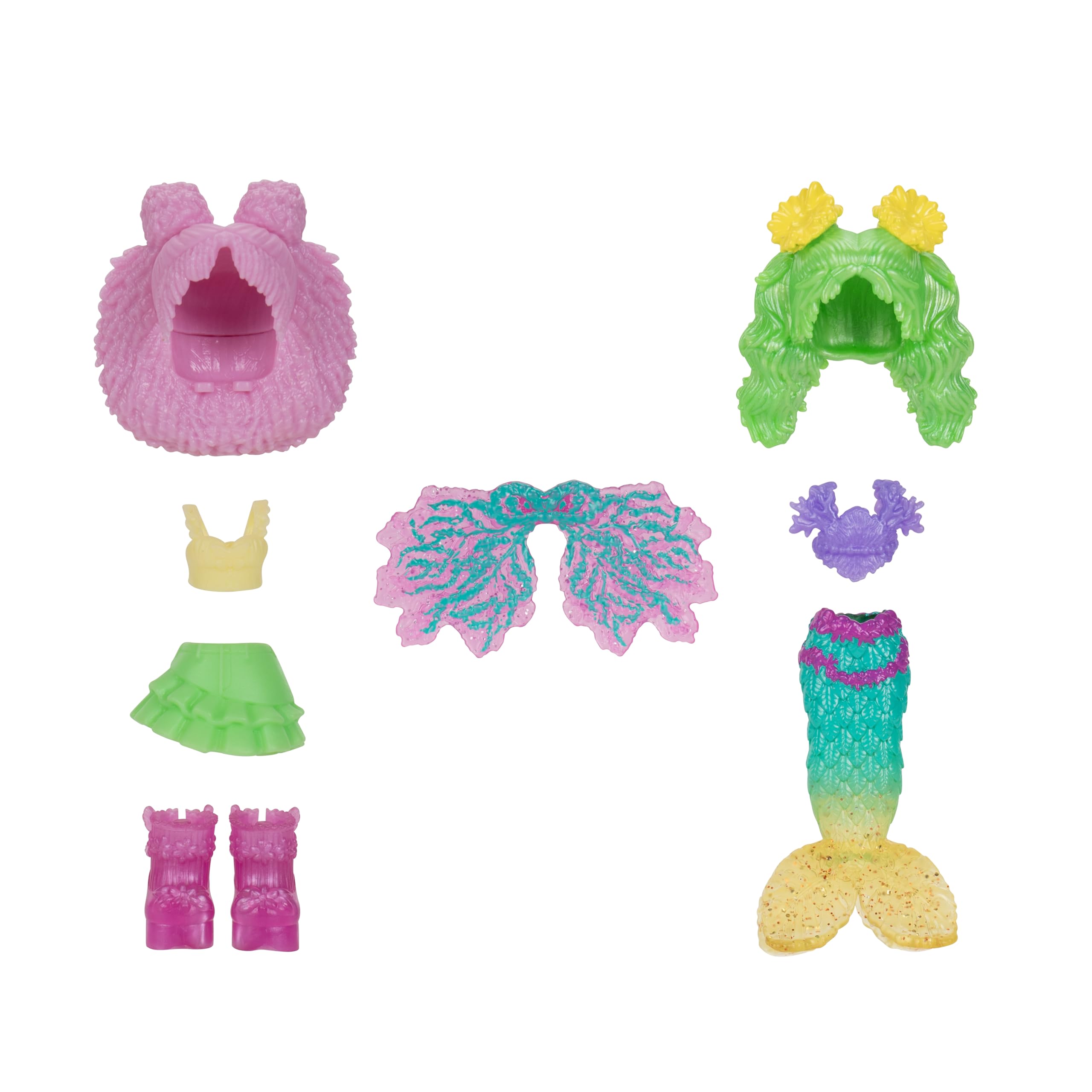 Royale High Nature Mermaid fin converted to wings close-up showing transformable accessory benefit