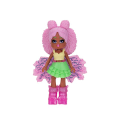Royale High Nature Mermaid held in hand showing 3-inch scale for size reference benefit