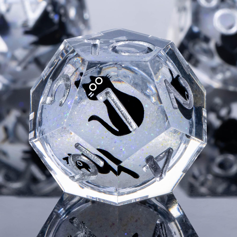 Roycevon cat-themed dice collection adds character to your campaign.