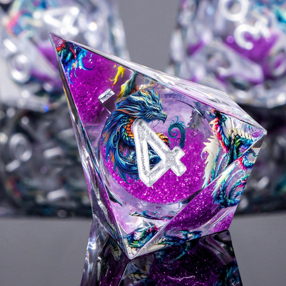 Roycevon sharp-edge D10 dice, legible faces for quick outcomes