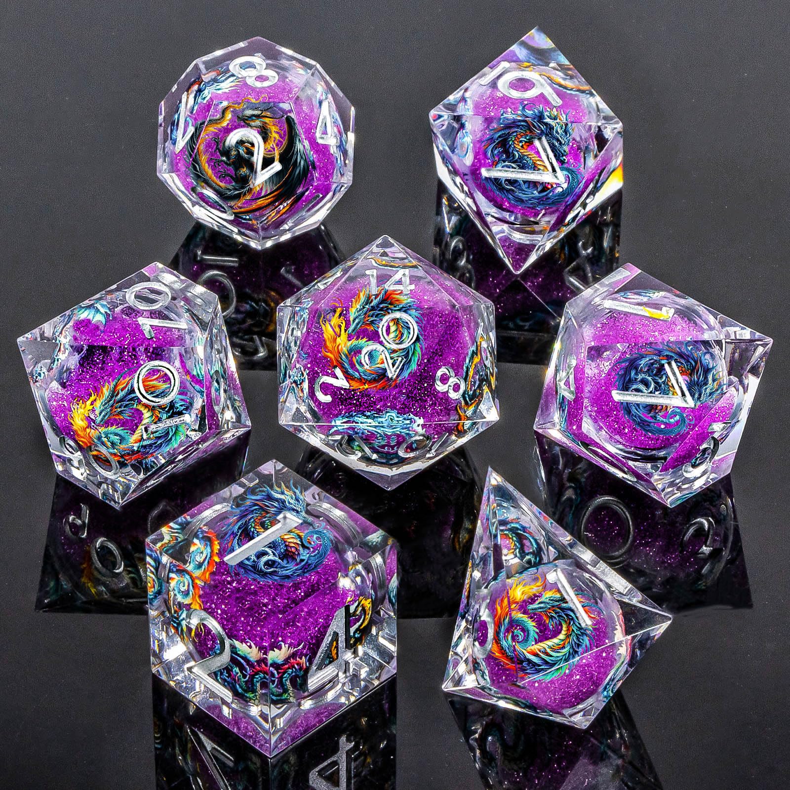 Roycevon sharp-edge D12 dice, balanced feel and smooth rolling