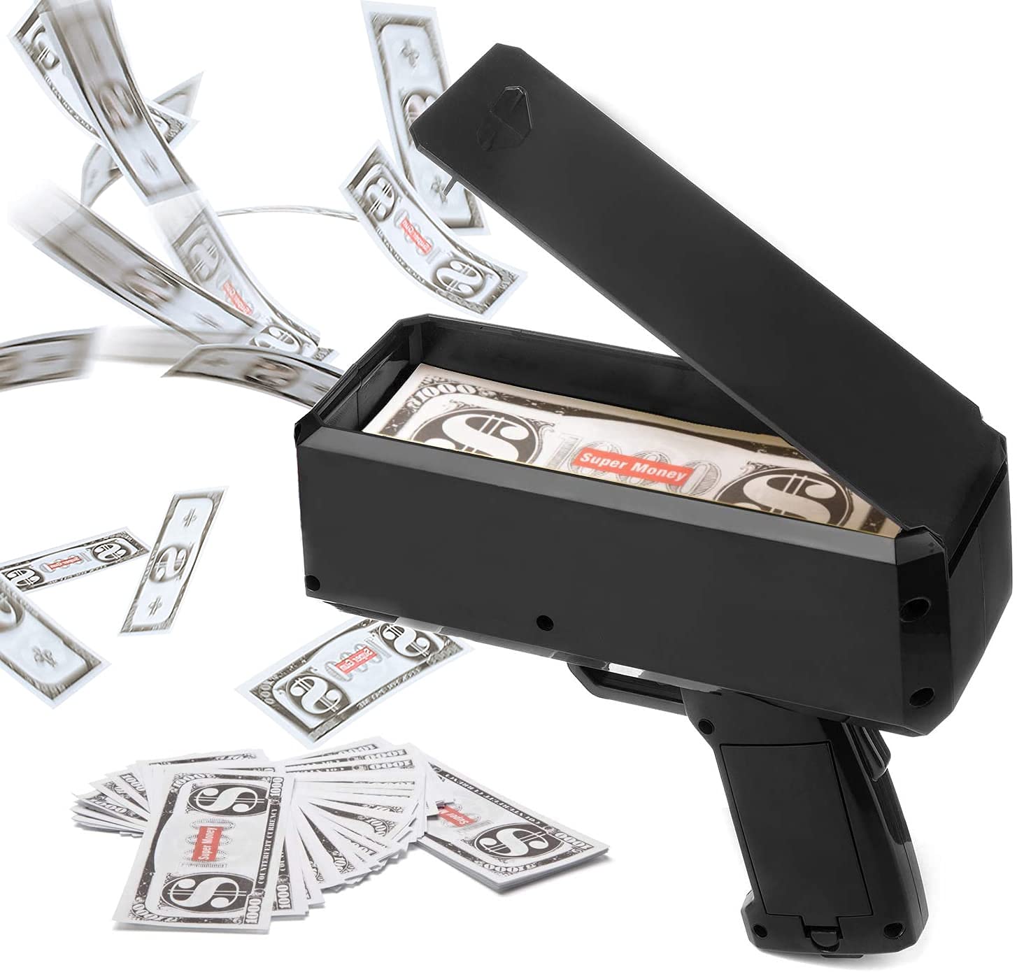 ROZOTKOE money gun black cash spray hero boosts party visuals