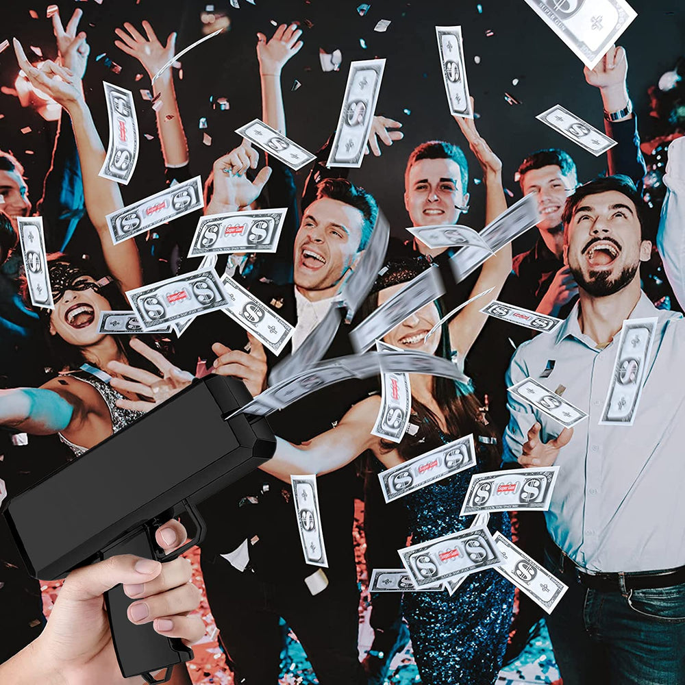 ROZOTKOE money gun black easy-action for club and party scenes