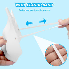 RQPQBO Therian mask with fixed headband for comfortable wear