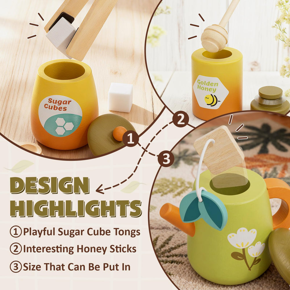 RRIBOUDWAN snack pieces spark creative storytelling during pretend meals.