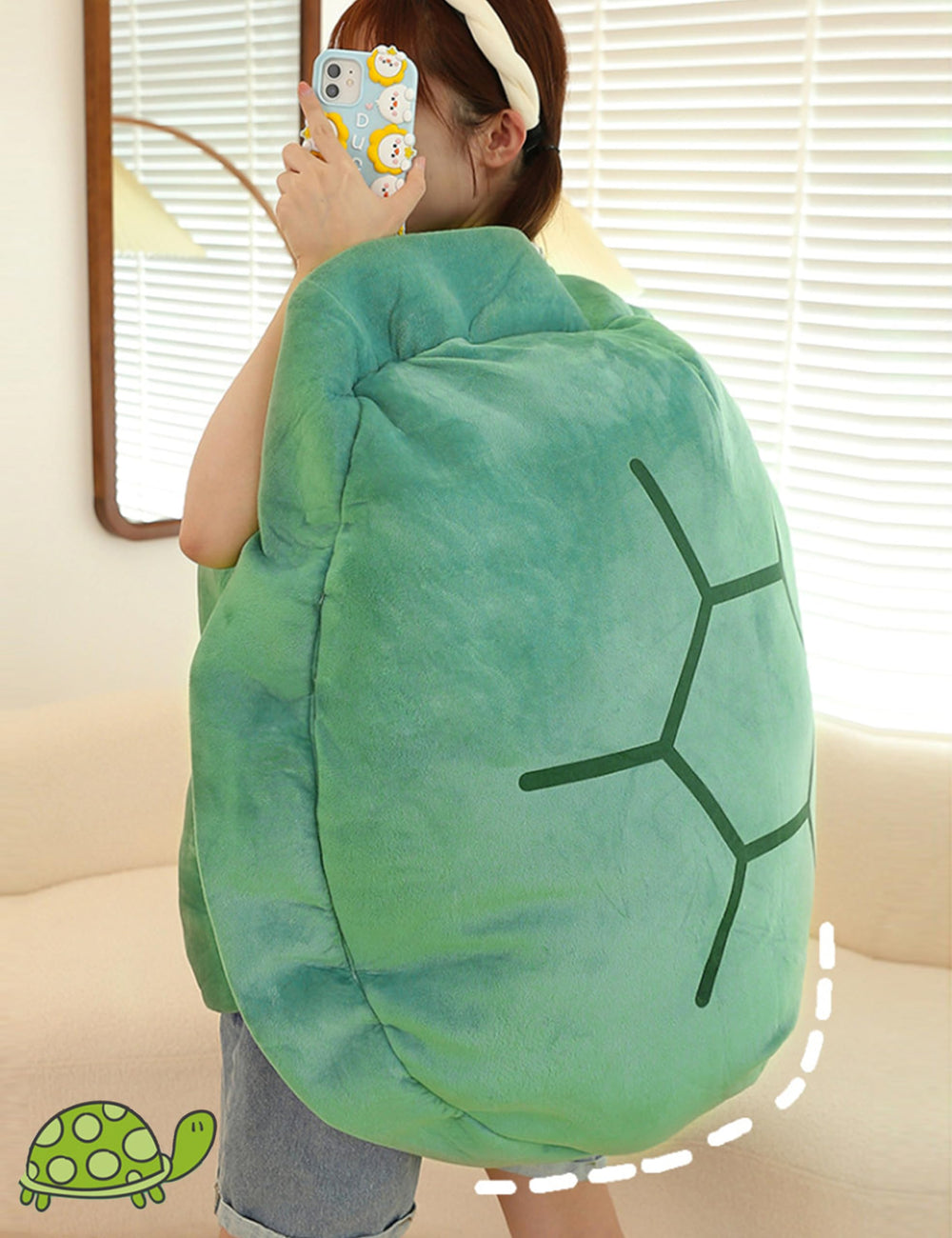 Rruonshully turtle shell pillow makes a cozy gift for holidays and celebrations.