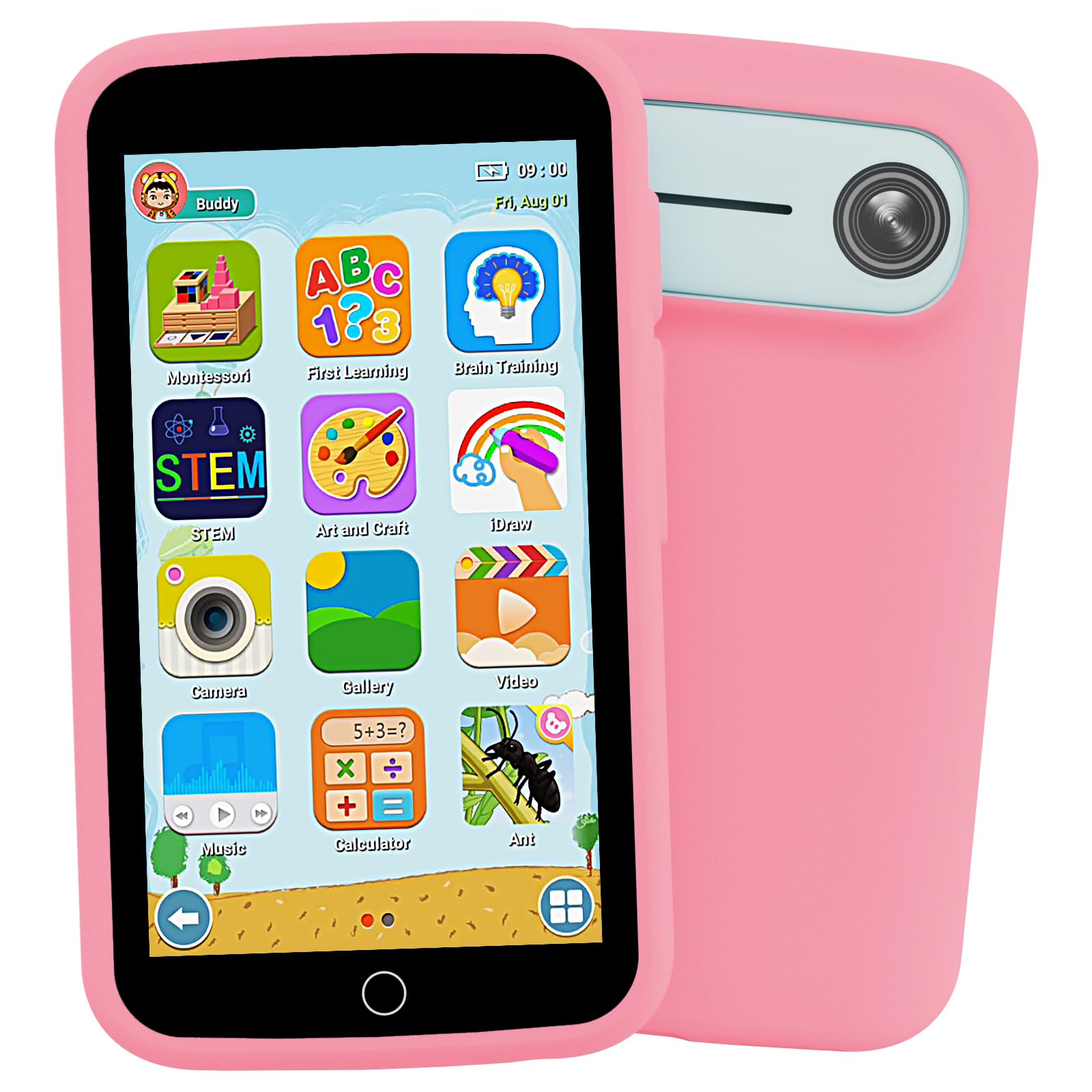 Rseaay Kids Phone 3.97-inch touchscreen enabling interactive learning on the go.